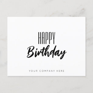 Business Happy Birthday Postcard