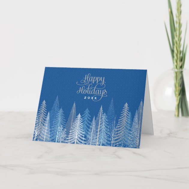 Business Happy Holidays | Winter Scene Holiday Card