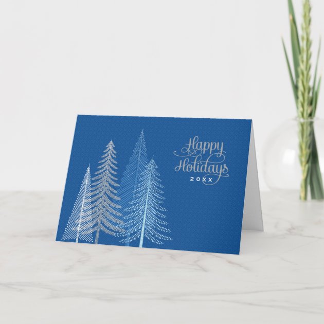 Business Happy Holidays | Winter Scene Holiday Card