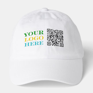 Business Hat - Your Logo & QR Code Baseball Cap