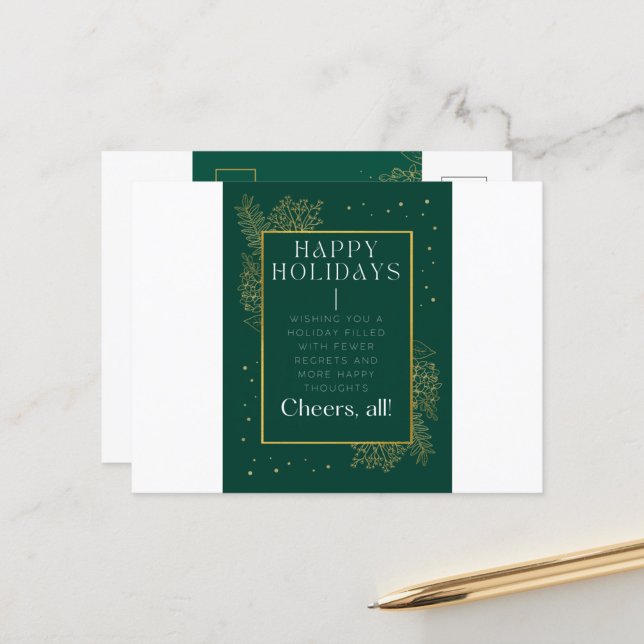 Business Holiday Christmas Postcard (Creator Uploaded)