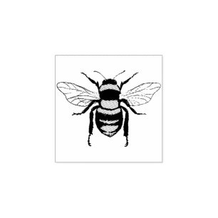 Business Honey Bee Personalized Rubber Stamp