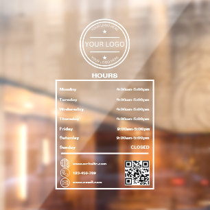 Business Hours of Operation Office Hours Decal