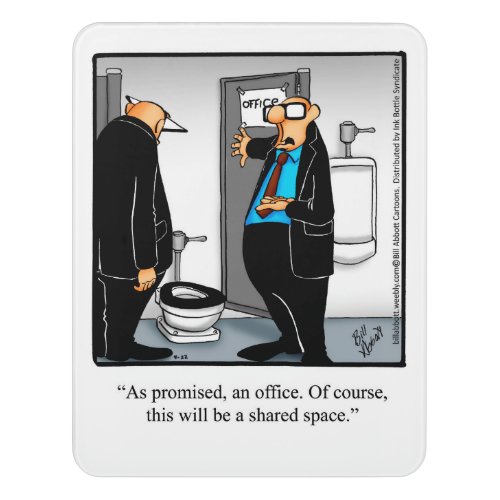 Business Humor Door Sign