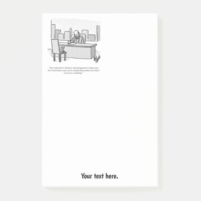 Business Humor Post-it Notes (Front)