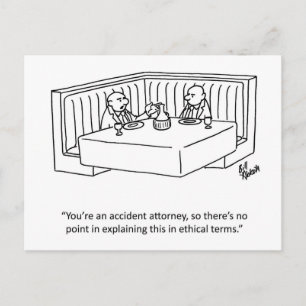 Business Humor Postcard "Percenters"