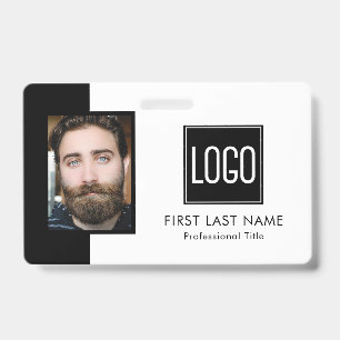 Business ID Badge – Employee Photo & Company Logo
