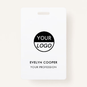 Business ID   Custom Logo Employee Staff Badge