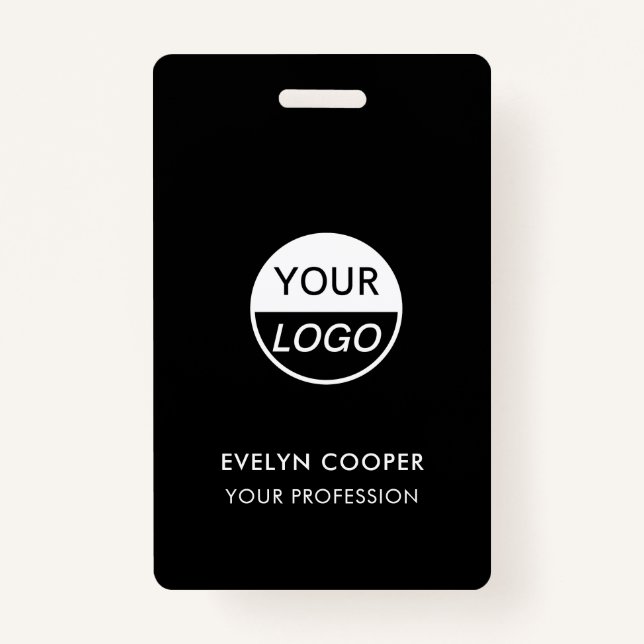 Business ID | Custom Logo Employee Staff Badge (Front)