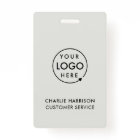 Business ID Logo | Modern Gray Employee Staff