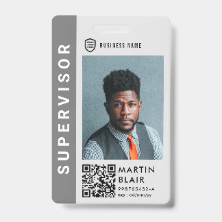 Business ID Logo | Modern Photo Employee Staff Badge