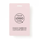 Business ID Logo | Modern Pink Employee Staff