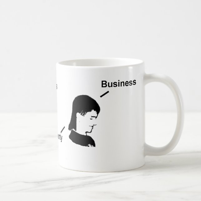 Business in the Front, Party in the Back Mug (Right)