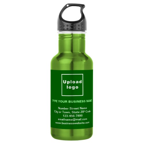 Business Information Green Stainless Steel Water Bottle