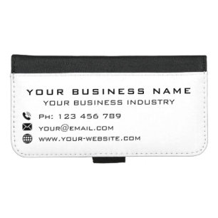Business iPhone Wallet Case Company Promotional