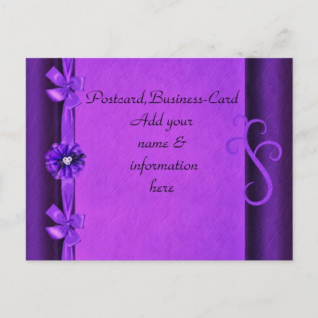 Business Is Open! Postcard (Front)