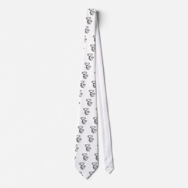 Business Koala Neck Tie (Front)