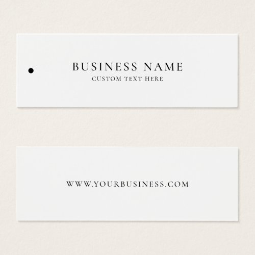 Business Label Clothing Hang Tag