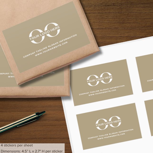 Business Labels with Custom Logo (Creator Uploaded)