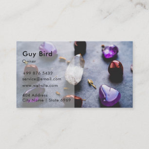 Business Lapidary Minimalist Business Card