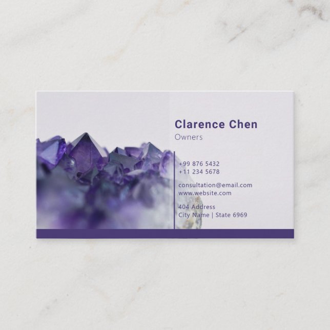Business Lapidary | Minimalist Business Card (Front)