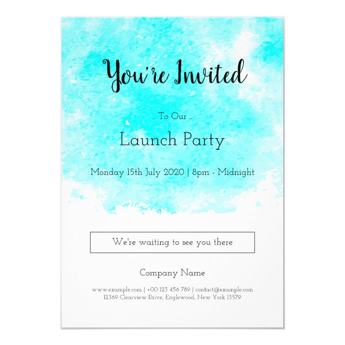 Company Party Invitation Template from rlv.zcache.com