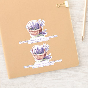 Business Lavender illustration Flower Shop Sticker