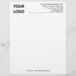 Business Letterhead with Logo and QR Code URL<br><div class="desc">Your Business Office Letterhead with Logo and QR Code ( back side ) - Add Your Logo - Image / Business Name - Company / Address - Contact Information / QR Code URL ( back side ) - Resize and move or remove and add elements / image with Customization tool....</div>