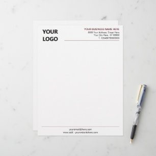 Business Letterhead Your Logo Name Address Info