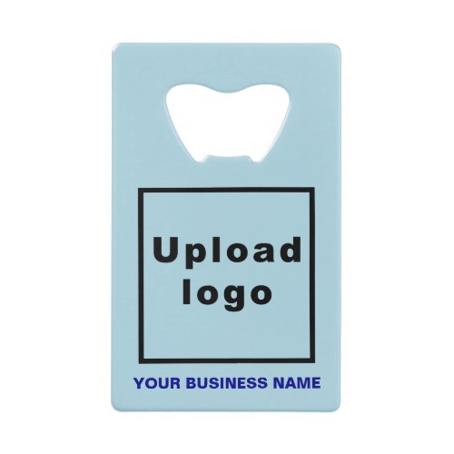 Business Light Blue Rectangle Bottle Opener