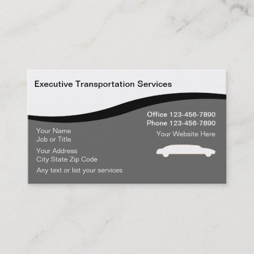 Business Limo Business Cards