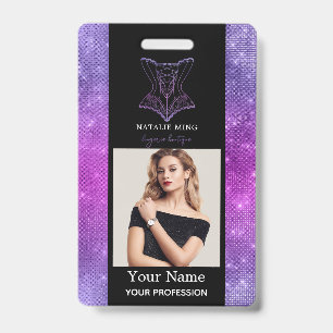 Business Lingerie Boutique Employee Photo Badge