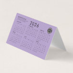 Business Logo 2026 Calendar Employees Swag<br><div class="desc">Unleash the beauty of personalized organization with our Customizable 2026 Calendar! This uniquely tailored calendar perfectly combines convenience, functionality, and style, making it an outstanding addition to your home, office, or school space. The compact and convenient design allows the calendar to easily attach to any magnetic surface, ensuring that your...</div>