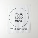 Business Logo Add Text Here Template Custom Simple Tapestry