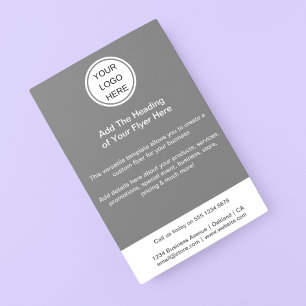 Business Logo Advertising Commercial Promotion Flyer