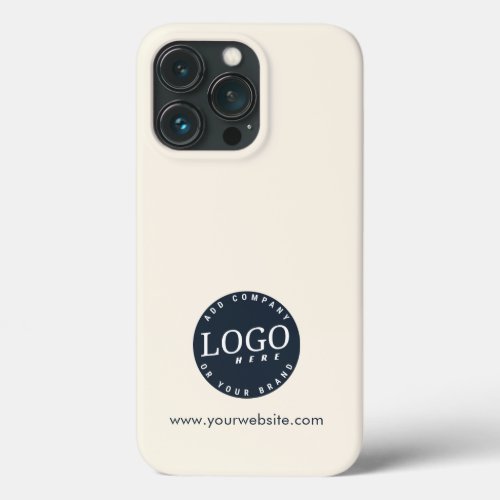 Business Logo and Company Website Address Employee iPhone 13 Pro Case