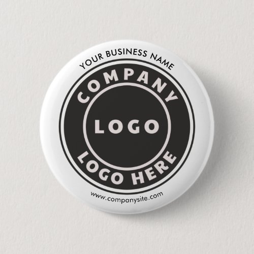 Business Logo and Company Website Custom Button