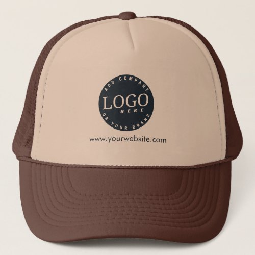 Business Logo and Company Website Employee Custom Trucker Hat