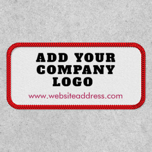 Business Logo and Corporate Website Employees Patch