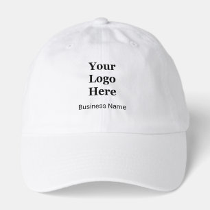 Business Logo and Name Branded Promotional Text Hat