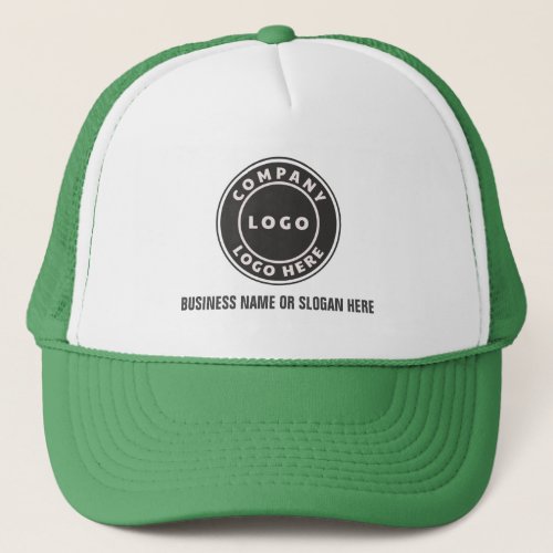 Business Logo and Name Custom Employees Trucker Hat