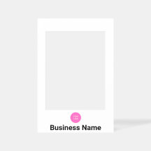 Business Logo and Name Simple White
