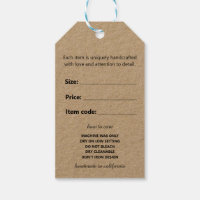 Cheap Price Tags with Barcode Retail Sales Tag, Zazzle