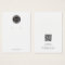 Business Logo and QR Code Earring Display Card