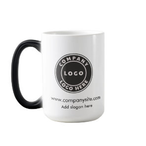 Business Logo and Slogan Custom Company Staff Color Morph Mug