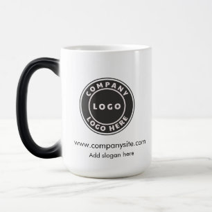 Business Logo and Slogan Custom Company Staff Color Morph Mug