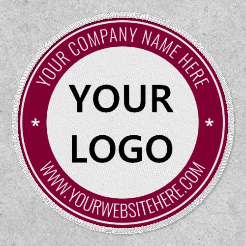 Business Logo and Text Patch _ Custom Colors