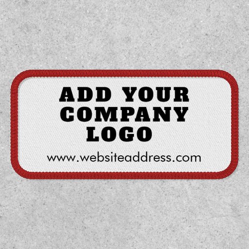 Business Logo and Website Company Promotional Patch