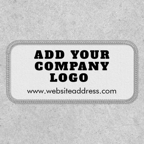 Business Logo and Website Company Promotional Patch