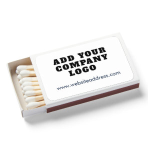 Business Logo and Website Corporate Promotional Matchboxes